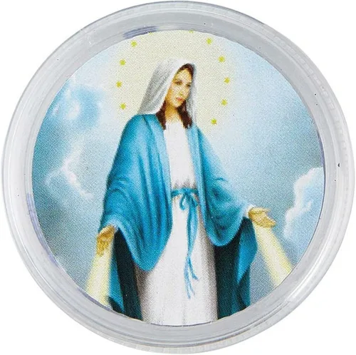 Vista 7 de Pulsera de cuerda azul con medalla milagrosa en estuche de joyería regalos religiosos cristianos para mujeres pulseras delicadas para mujeres