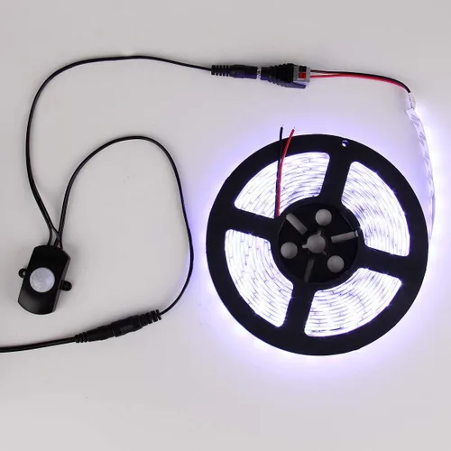 Vista 6 de Interruptor de sensor de movimiento activado por movimiento con cable de acoplador de CC SUPERNIGHT DC 5V-24V 5A PIR