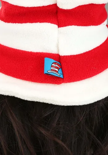 Vista 3 de elope Sombrero de disfraz de gato en el sombrero del Dr. Seuss para niños pequeños