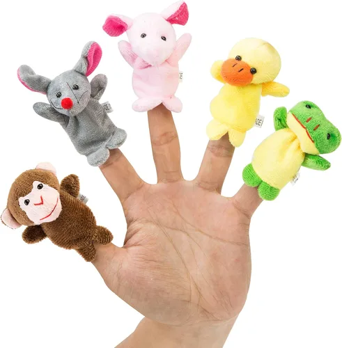 Vista 4 de 20 adornos de bolas de Navidad transparentes rellenos con marionetas de dedo, rellena con juguetes o sorpresas para decoración, árbol de Navidad