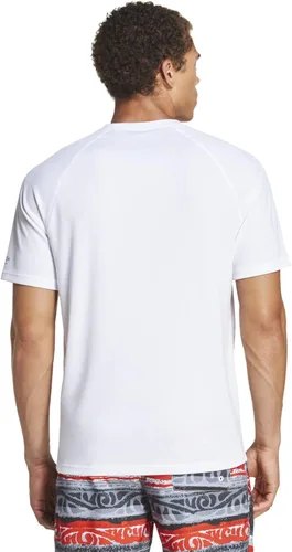 Vista 2 de Speedo - Camiseta de protección UV de natación para hombre, manga corta, ajuste regular, unicolor