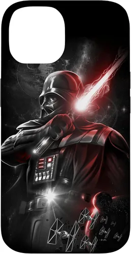 Vista 4 de Star Wars Darth Vadar - Carcasa para iPhone 17 con sable láser