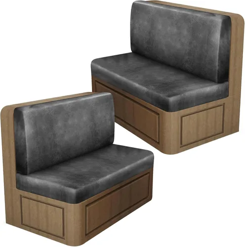 Vista 83 de ANARACHON Fundas de cojín elásticas con aspecto de cuero para caravana, fundas de cojín para asiento de cabina de caravana