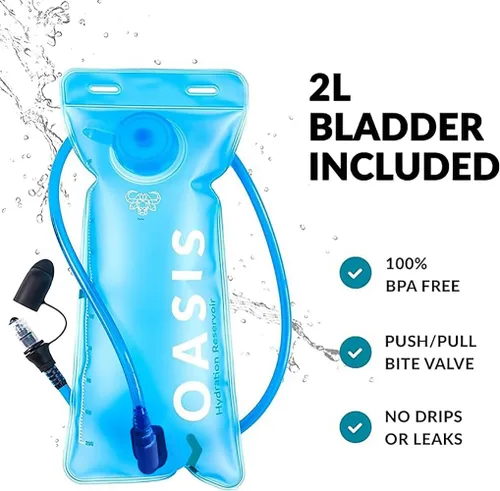 Vista 4 de Water Buffalo - Mochila de hidratación para bolsa de agua (2 L)