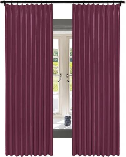 Vista 20 de Fcosie Juego de 2 paneles de cortinas opacas extralargas de 120 pulgadas de largo, cortinas de doble capa para oscurecer la habitación, paneles