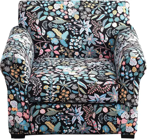 Vista 104 de Fundas elásticas para sofá de 1/2/3 cojines, funda estampada con fundas de cojín de asiento separadas, fundas de sofá lavables, protector de muebles