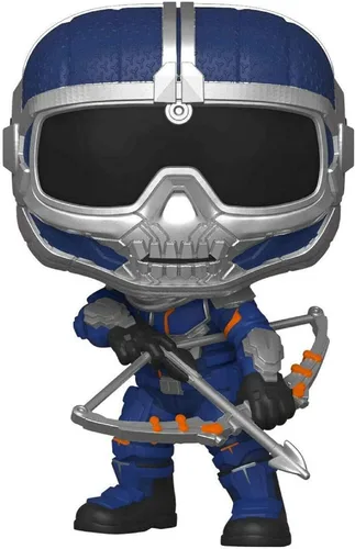 Vista 5 de Taskmaster with Bow #606 Pop Marvel: Figura de vinilo de Black Widow (con protector de plástico EcoTEK para proteger la caja de exhibición)
