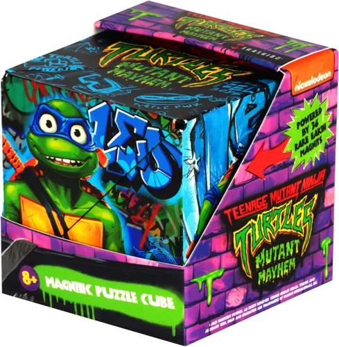 Vista 8 de SHASHIBO Caja de cambio de forma de tortugas ninja mutantes adolescentes: cubo magnético STEM que se transforma en más de 100 formas, descarga