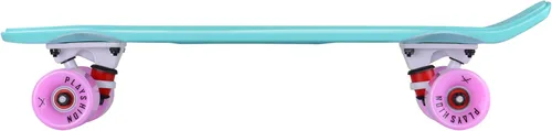 Vista 4 de Playshion - Patineta miniatura de 56 cm/22 pulgadas para principiantes con cubierta resistente