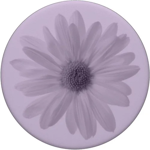 Vista 3 de PopSockets PopGrip estándar de Daisy Light Purple