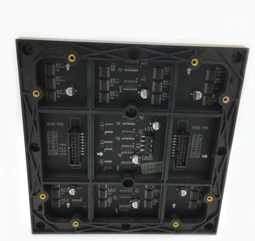 Vista 3 de AZERONE P2.5 6.299x6.299 in HD Pantalla LED RGB Matriz LED Board (resolución 64x64, paso de píxeles de 0.098 in, ángulo de visión 110)
