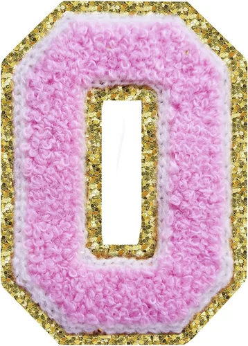 Vista 142 de 3Pcs Letter Patches Varsity Glitters Chenille,SPRT Iron on Blue Letter Patch,Alphabet Cloth Patch for Team Costume Decoration 3.1in Height S