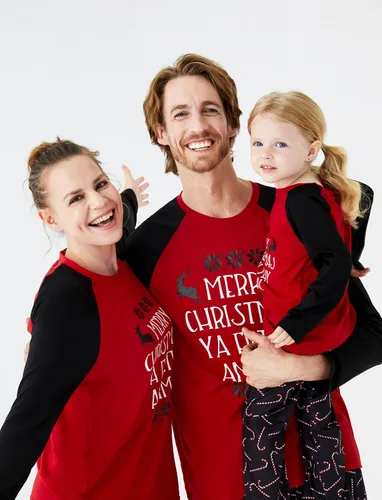 Vista 2 de PATPAT Pijamas de Navidad familiares a juego, pijamas de Navidad para la familia, mamá y yo, trajes de Navidad