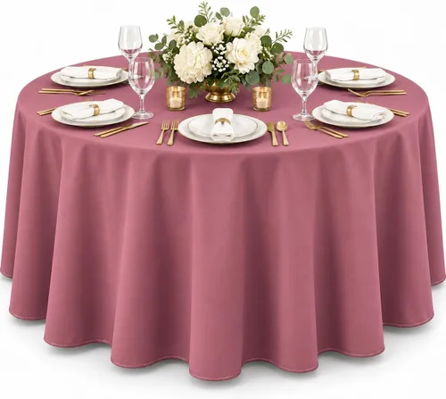Vista 74 de AK TRADING CO. Mantel rectangular de poliéster de 60 x 102 pulgadas, fabricado en Estados Unidos, resistente a las arrugas, ignífugo, duradero