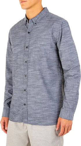 Vista 3 de Hurley One and Only - Camisa de manga larga texturizada con botones para hombre