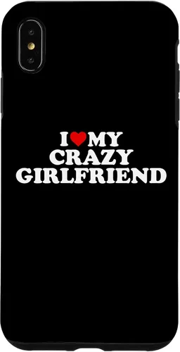 Vista 11 de Ich Liebe Meine verrückte Freundin GF - Rotes Herz [German Language] Case for iPhone 17