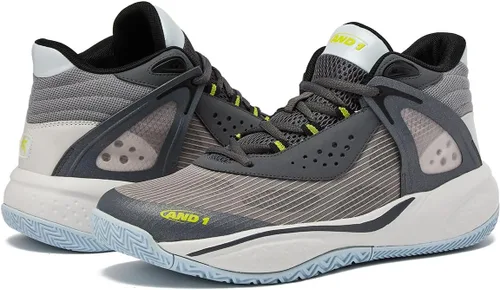 Vista 6 de AND1 Revel Mid - Tenis de baloncesto para hombre, para interiores o exteriores, para calle o cancha, tallas 7-16