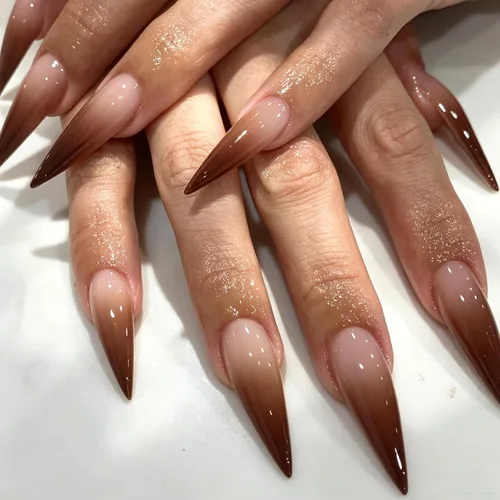 Vista 10 de BABALAL - Uñas postizas largas a presión, uñas postizas negras y rojas, uñas acrílicas de almendra con diseño gótico de vampiro, uñas adhesivas