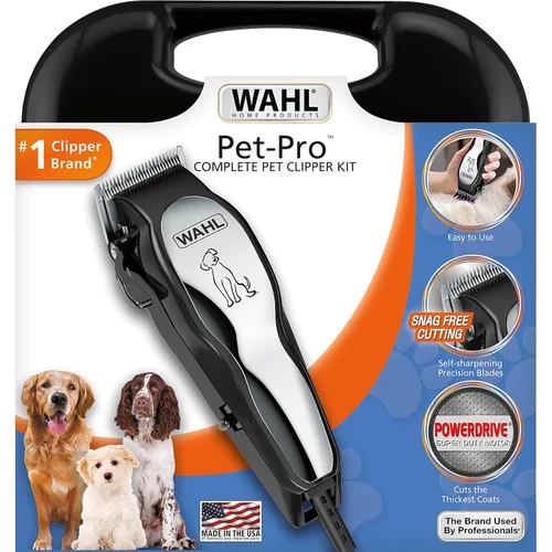Vista 9 de Wahl - juego de peluquería canina Pet-Pro para pequeños/grandes perros, pelaje grueso, pelaje denso, gatos, caballos. Bajo nivel