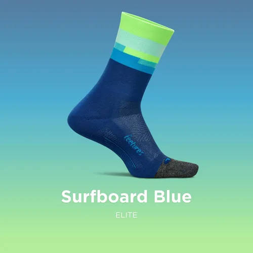 Vista 34 de Feetures Elite Light Cushion Mini Crew Sock - Calcetines deportivos con compresión dirigida