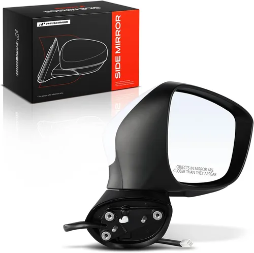 Vista 12 de A-Premium Par (2) Espejos de puerta eléctricos para conductor y pasajero - Compatible con Mazda CX-5 2015-2016 - Espejo retrovisor exterior negro