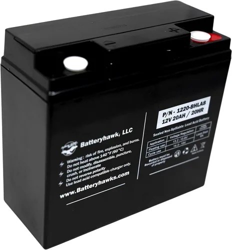 Vista 2 de UB12220 FP12200 PS-12180 12V 20AH T8 Terminales SLA Batería de plomo ácido sellada para alarma Solar UPS Scooter