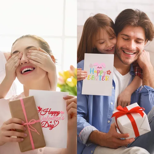 Vista 4 de Whaline 18 piezas de metal troquelado para el día de la madre, saludos de graduación, palabras, troqueles de corte, celebración, plantillas