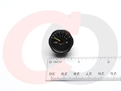 Vista 3 de Captain O-Ring - Calibre de 5000 PSI para tanque de aire de paintball (calibre 5k negro, compatible con tanques de 3 k y 4.5 k)