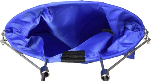 Vista 4 de Scuba Choice Palantic Lobster Fish Catch Gear Nylon Game Bag Net with Squeeze Open Handle - 16" x 7" Mesh for Easy Carry