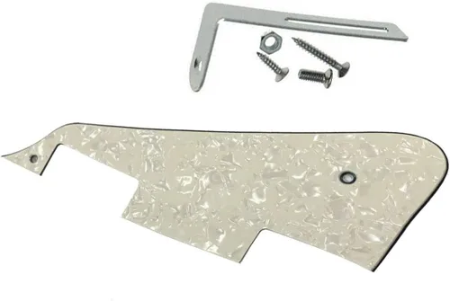 Vista 11 de Dopro Golpeador de guitarra LP con perla de abalone y soporte negro para Epi Les Paul