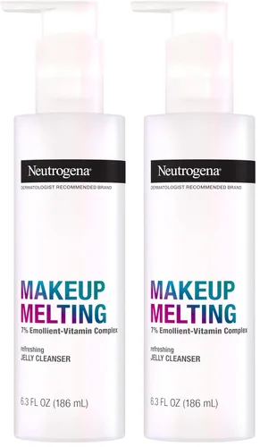 Vista 10 de Neutrogena Makeup Melting Cleansing Balm, 2.6 oz Face Cleansing Balm to Gently Melt Away Dirt, Oil, Makeup & Waterproof Mascara Leaving Skin Soft