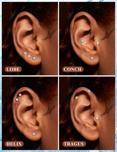 Vista 3 de 16G Aretes de hilo interno de parte trasera plana, aretes de nariz de acero quirúrgico 316L, anillo de labio Medusa, anillo de labio Monroe, arete