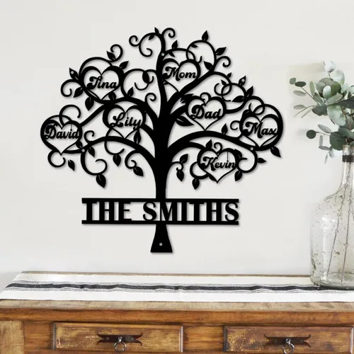 Vista 14 de Letrero de metal personalizado con nombre de camión, semirremolque, arte de pared para valla de garaje, patio, decoración al aire libre, letrero