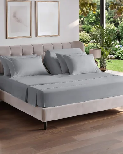 Vista 179 de Juego de sábanas Twin de 4 piezas - Cómodo, transpirable y refrescante - Juego de ropa de cama de lujo de hotel ultrasuave con bolsillos profundos