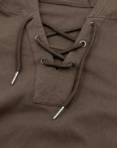 Vista 3 de Yuccalley Sudaderas con capucha de manga larga para hombre, sudaderas casuales