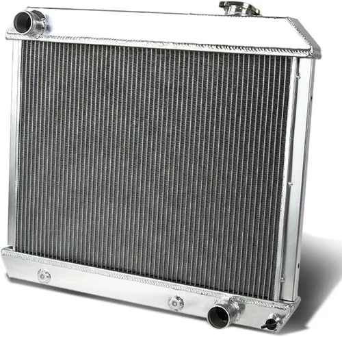 Vista 13 de DNA Motoring RA-CHEVYT47-3 - Radiador de aluminio completo de 3 filas compatible con modelos 47-54 Pickup/Suburban L6, 19.75 x 20.75 x 2.25