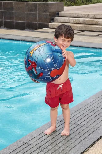 Vista 2 de Bestway Juguete de baño y playa, diseño de Spiderman, ideal para playa y piscina