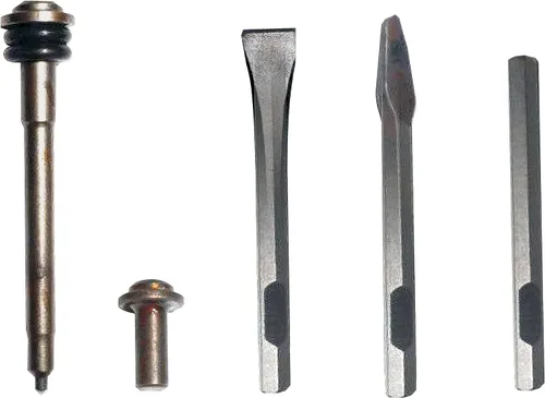 Vista 8 de Chicago Pneumatic CP9361-1 Kit - Bolígrafo de grabado, 1/8 de pulgada (0.118 in), vástago hexagonal, acelerador rodante, 13500 golpes por minuto