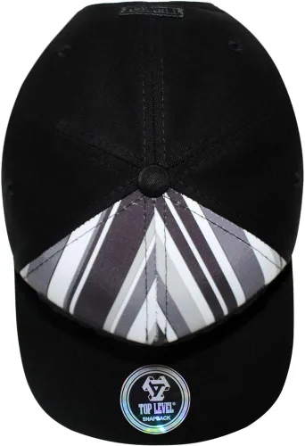 Vista 7 de Top Level Gorra ajustable de algodón Snapback 7 (varios diseños únicos de sombreros disponibles)
