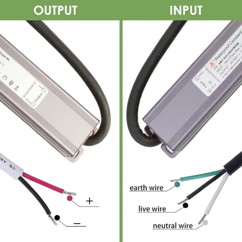 Vista 3 de UL enumeró 24v 60w impermeable LED fuente de alimentación de luz clase 2 100-277v CA a CC para módulos de tira de luz LED