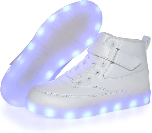 Vista 5 de Voovix Zapatos unisex con luz LED para mujeres y hombres