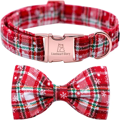 Vista 44 de Lionheart glory Collar de perro con bandera estadounidense, collar de lazo para perro del 4 de julio, resistente y ajustable, patriótico