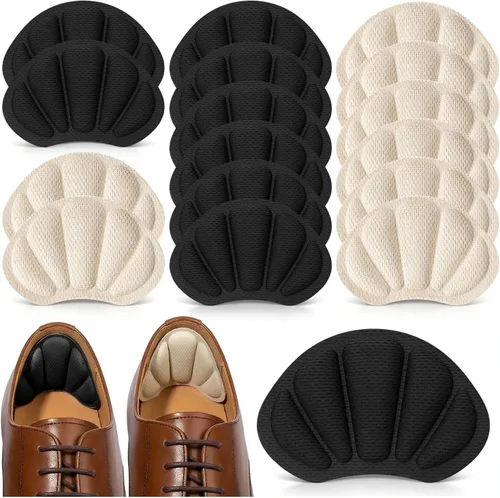 Vista 15 de Insertos para Talón de Zapatos, 16 Piezas de Almohadillas de Cojín para Talón de Malla Autoadhesivas para la Parte Posterior del Talón, Insertos