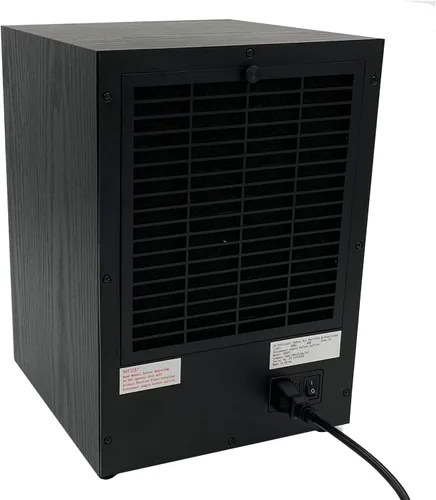 Vista 2 de OdorStop Purificador de aire/generador de ozono HEPA OSAP7-7-en-1 con UV, carbón activo, TiO2, ionizador, 3 placas de ozono y control remoto