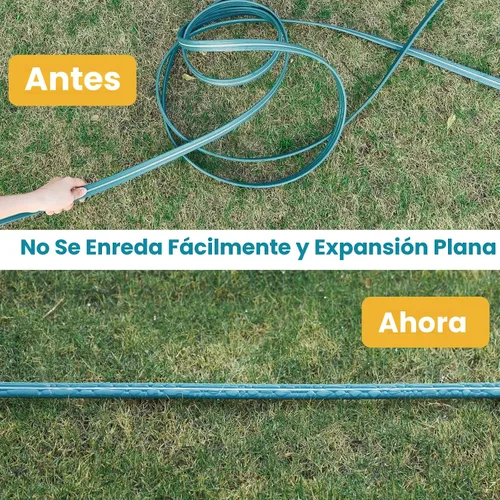Vista 5 de Manguera de riego con remojo LINEX de 15 pies para riego de césped de jardín con estacas