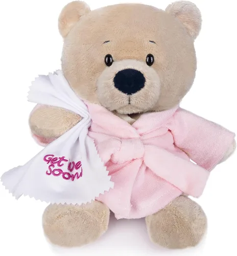 Vista 9 de My OLi Oso de peluche Get Well Soon de 7 pulgadas, animal de peluche con capucha, oso suave de recuperación rápida, felpa cómoda para visitas al