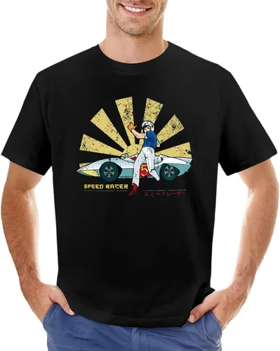 Vista 7 de JINJUREN Camiseta personalizada de carreras japonesas para hombre