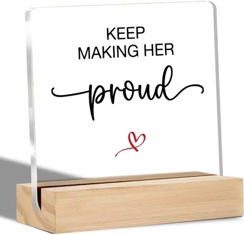 Vista 8 de Regalos inspiradores para mujeres y hombres, girasol, decoración del hogar, citas positivas, escritorio de oficina, letreros decorativos, placas
