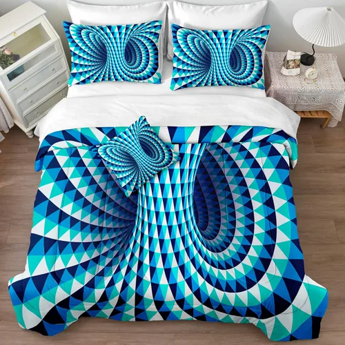 Vista 25 de Juego de edredón de sol y luna negro, juego de ropa de cama boho, ropa de cama de galaxia celestial y espacio estrellado, edredón mandala exótico