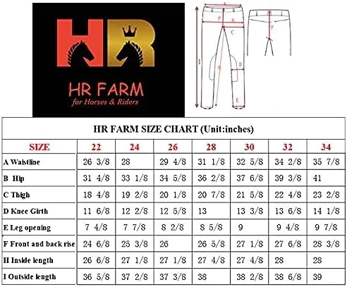 Vista 5 de HR Farm - Pantalones de montar a caballo para mujer, con agarre de silicona